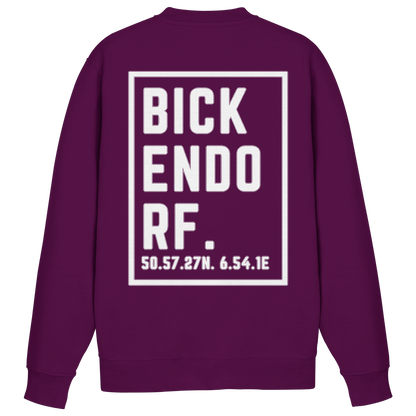 Bickendorf Koordinaten (großer Druck auf dem Rücken) - Basic Sweatshirt