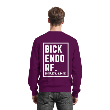 Bickendorf Koordinaten (großer Druck auf dem Rücken) - Basic Sweatshirt