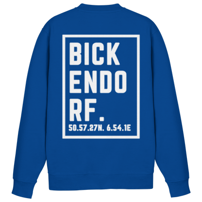 Bickendorf Koordinaten (großer Druck auf dem Rücken) - Basic Sweatshirt