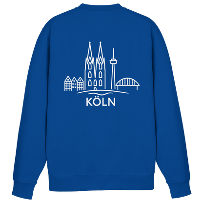Köln Skyline (großer Druck auf dem Rücken) - Basic Sweatshirt