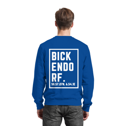 Bickendorf Koordinaten (großer Druck auf dem Rücken) - Basic Sweatshirt
