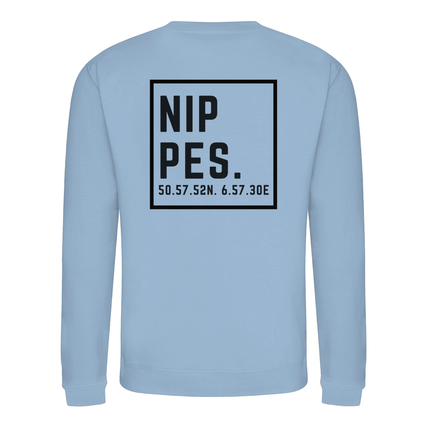 Nippes Koordinaten (großer Druck auf dem Rücken) - Basic Sweatshirt