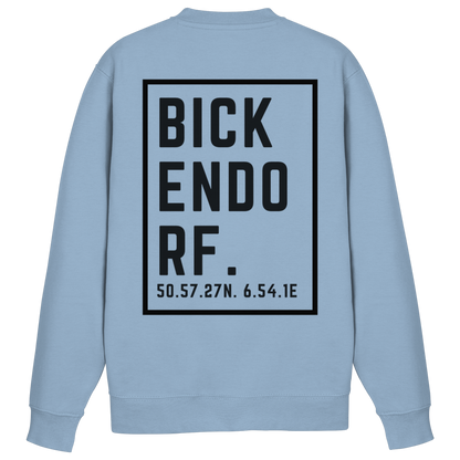 Bickendorf Koordinaten (großer Druck auf dem Rücken) - Basic Sweatshirt