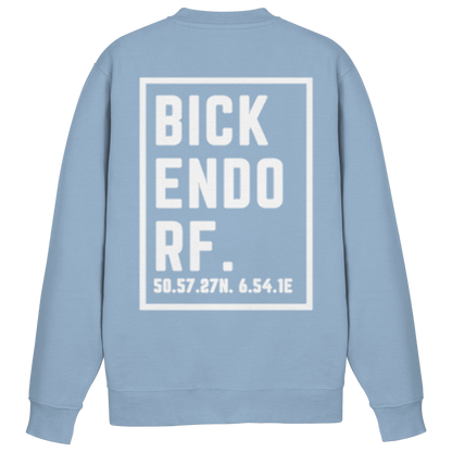 Bickendorf Koordinaten (großer Druck auf dem Rücken) - Basic Sweatshirt