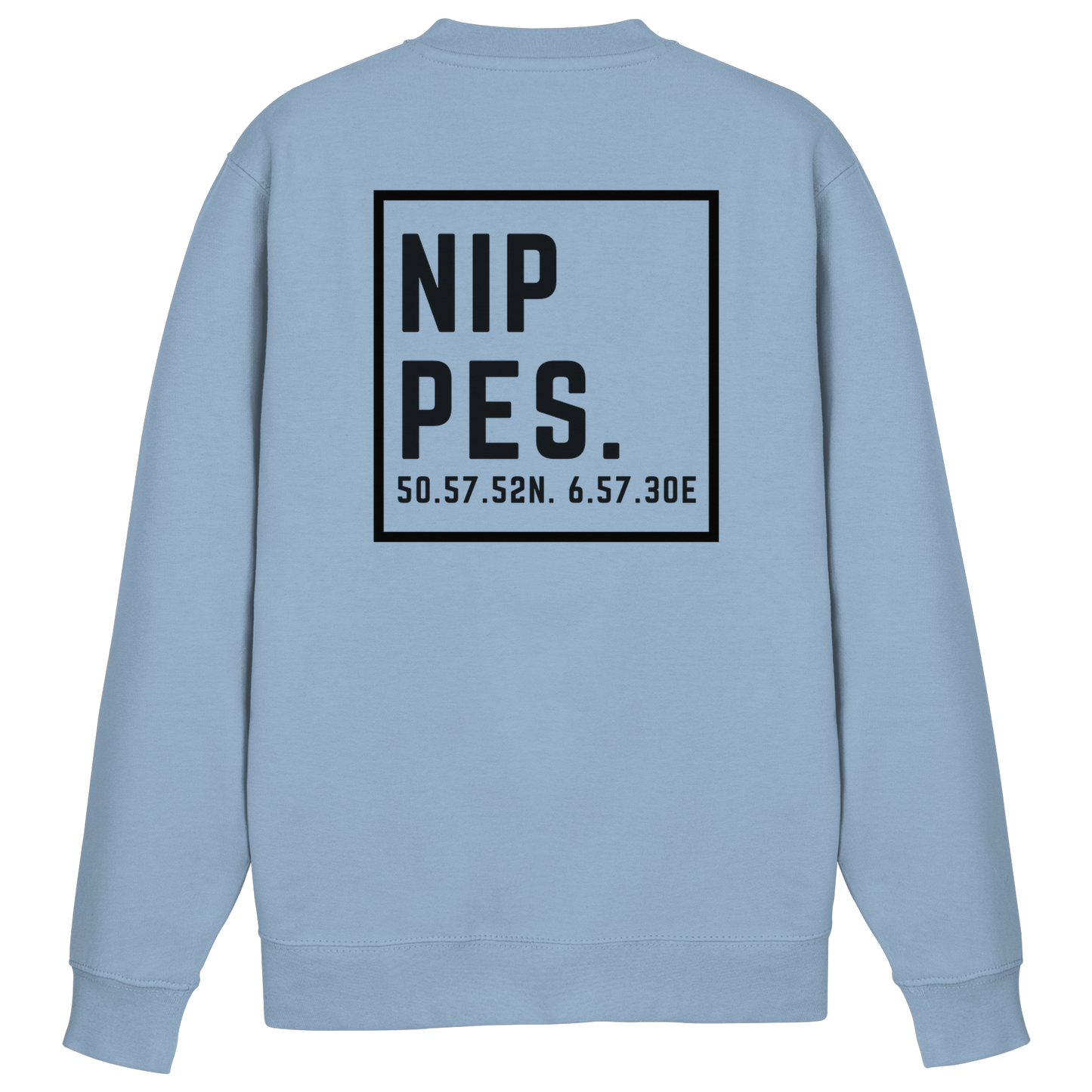 Nippes Koordinaten (großer Druck auf dem Rücken) - Basic Sweatshirt