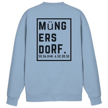 Müngersdorf Koordinaten (großer Druck auf dem Rücken) - Basic Sweatshirt