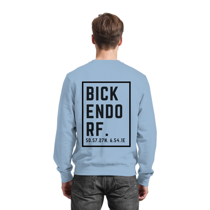 Bickendorf Koordinaten (großer Druck auf dem Rücken) - Basic Sweatshirt