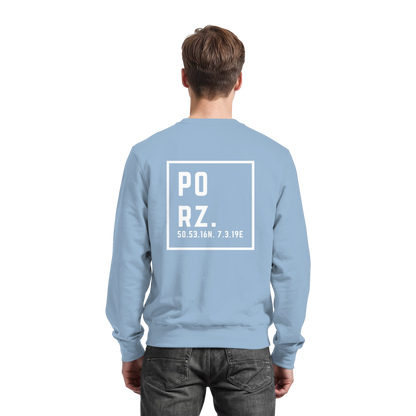 Porz Koordinaten (großer Druck Rücken) - Basic Sweatshirt