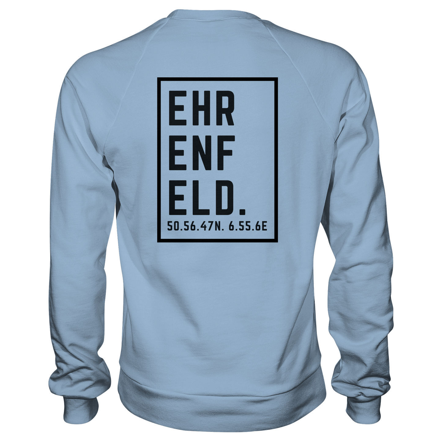 Ehrenfeld Koordinaten (großer Druck auf dem Rücken) - Basic Sweatshirt
