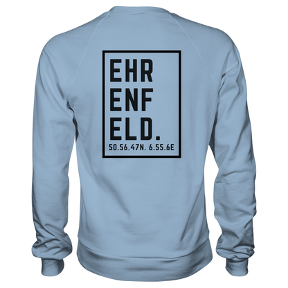 Ehrenfeld Koordinaten (großer Druck auf dem Rücken) - Basic Sweatshirt