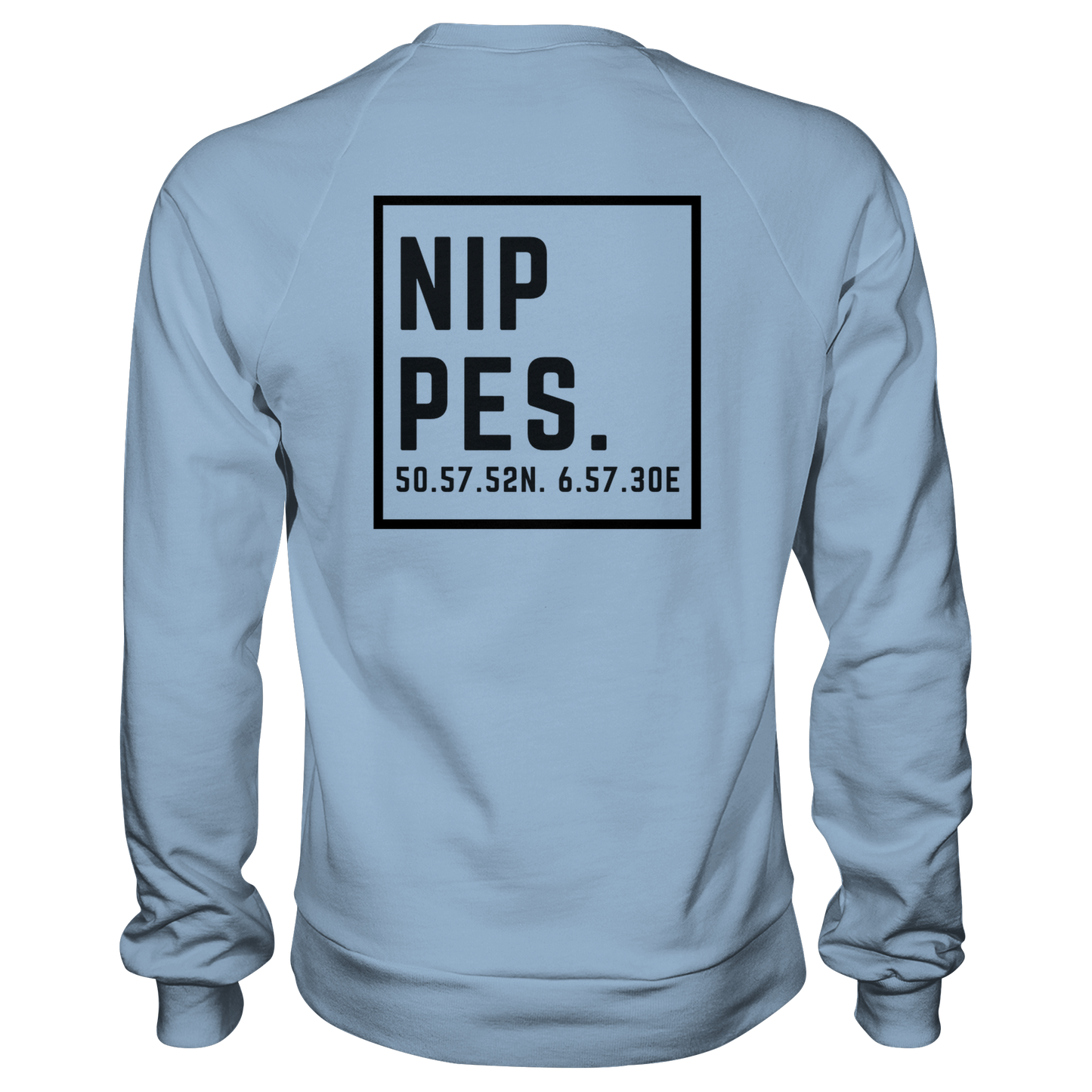 Nippes Koordinaten (großer Druck auf dem Rücken) - Basic Sweatshirt