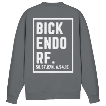 Bickendorf Koordinaten (großer Druck auf dem Rücken) - Basic Sweatshirt