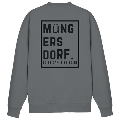 Müngersdorf Koordinaten (großer Druck auf dem Rücken) - Basic Sweatshirt