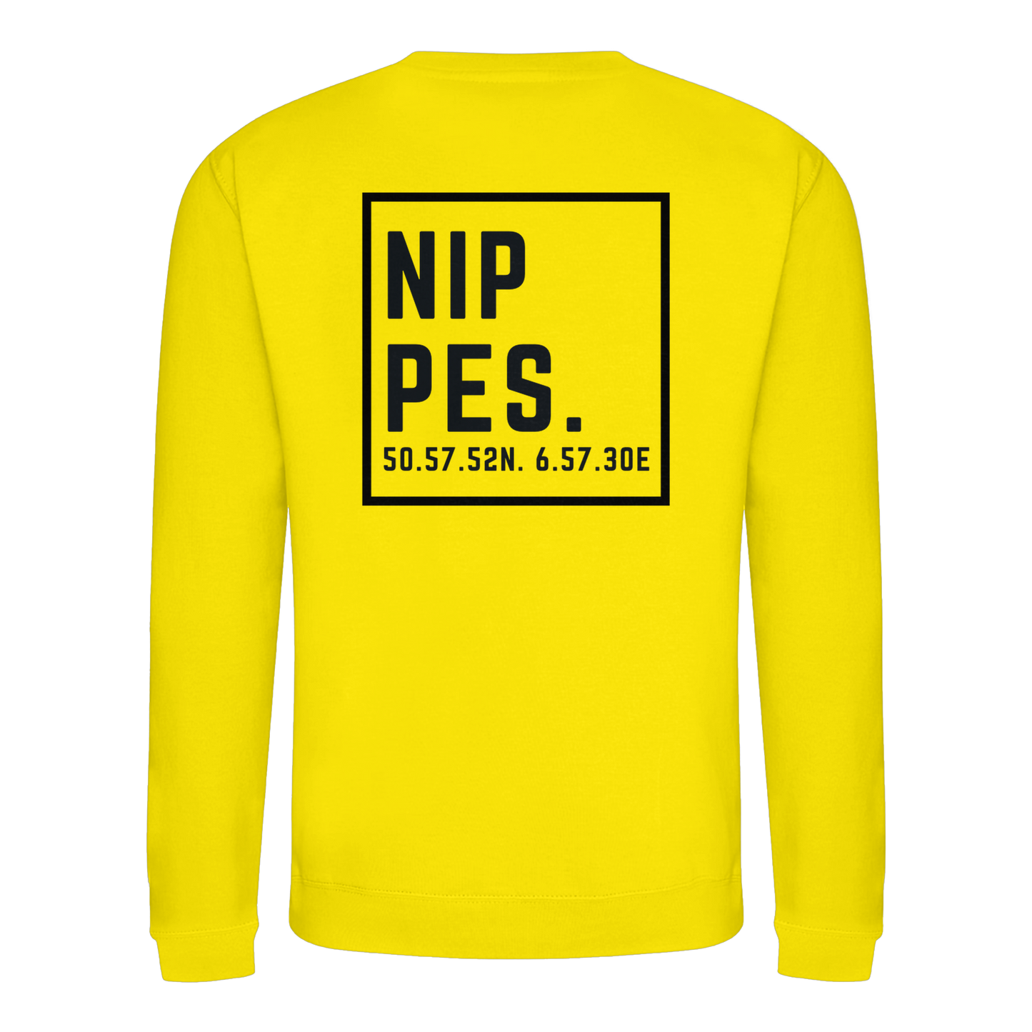Nippes Koordinaten (großer Druck auf dem Rücken) - Basic Sweatshirt