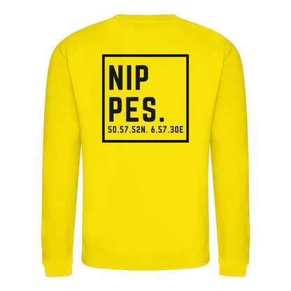 Nippes Koordinaten (großer Druck auf dem Rücken) - Basic Sweatshirt