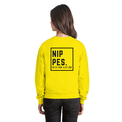 Nippes Koordinaten (großer Druck auf dem Rücken) - Basic Sweatshirt