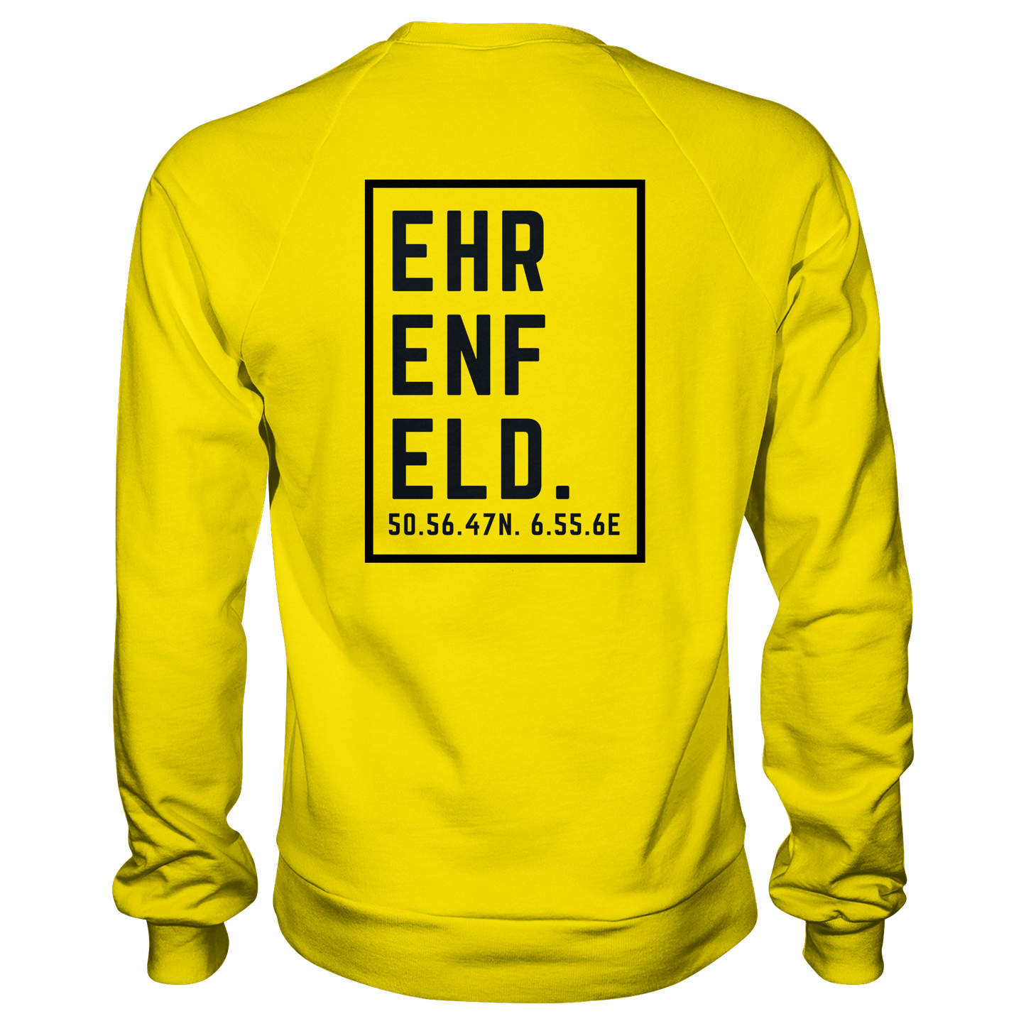 Ehrenfeld Koordinaten (großer Druck auf dem Rücken) - Basic Sweatshirt