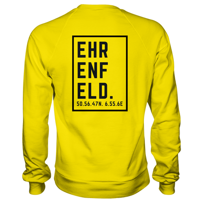 Ehrenfeld Koordinaten (großer Druck auf dem Rücken) - Basic Sweatshirt
