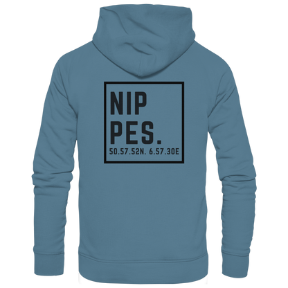 Nippes Koordinaten (großer Druck auf dem Rücken) - Basic Unisex Hoodie