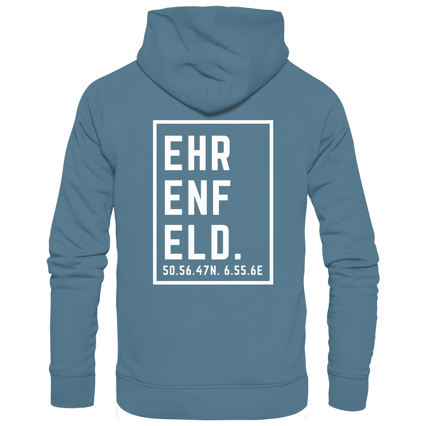 Ehrenfeld Koordinaten (großer Druck auf dem Rücken) - Basic Unisex Hoodie