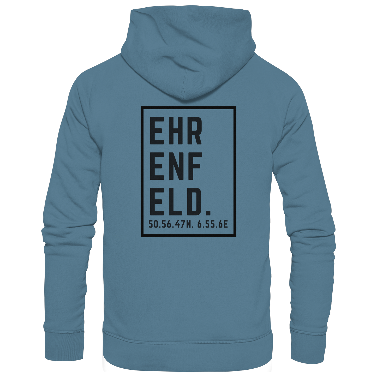 Ehrenfeld Koordinaten (großer Druck auf dem Rücken) - Basic Unisex Hoodie