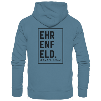 Ehrenfeld Koordinaten (großer Druck auf dem Rücken) - Basic Unisex Hoodie