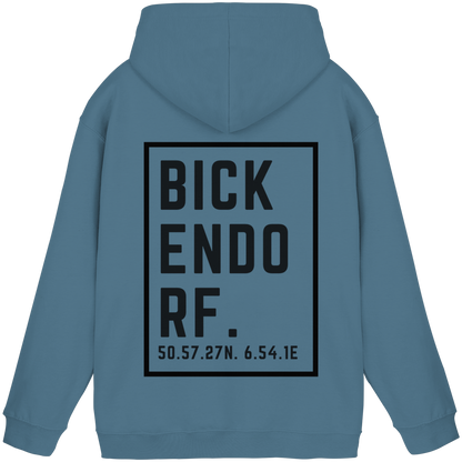 Bickendorf Koordinaten (großer Druck auf dem Rücken) - Basic Unisex Hoodie