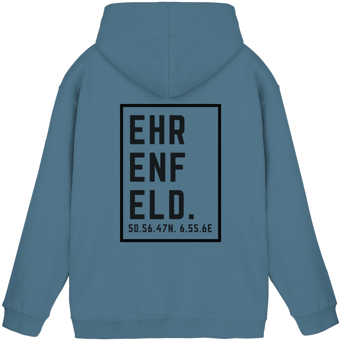 Ehrenfeld Koordinaten (großer Druck auf dem Rücken) - Basic Unisex Hoodie