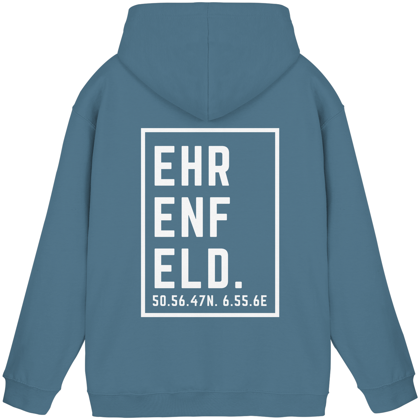 Ehrenfeld Koordinaten (großer Druck auf dem Rücken) - Basic Unisex Hoodie