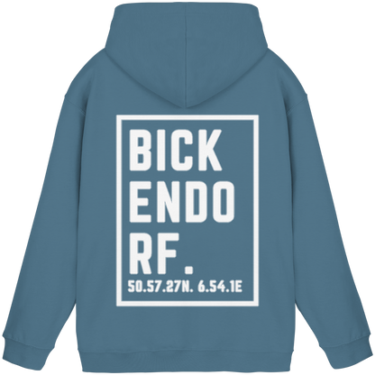 Bickendorf Koordinaten (großer Druck auf dem Rücken) - Basic Unisex Hoodie