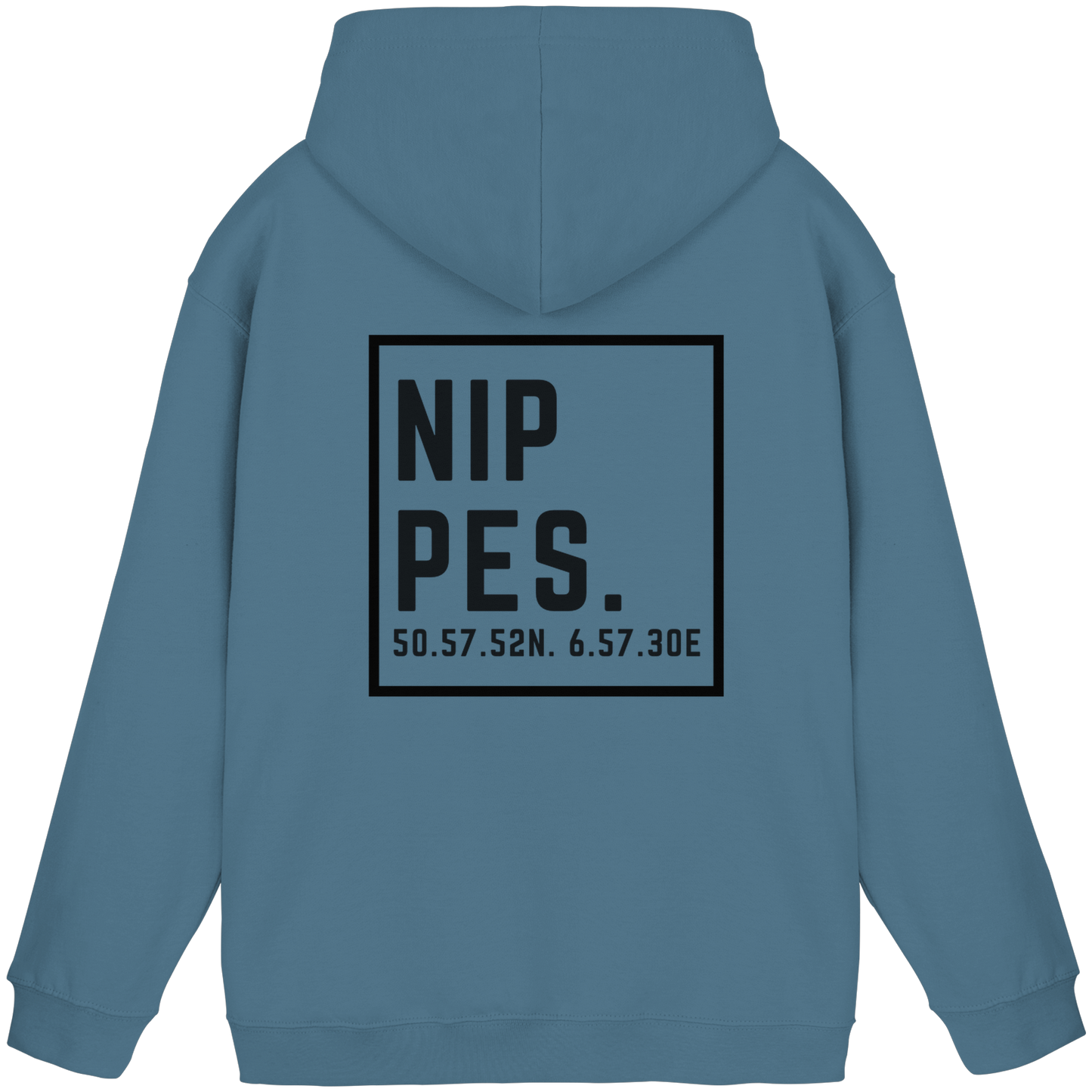 Nippes Koordinaten (großer Druck auf dem Rücken) - Basic Unisex Hoodie