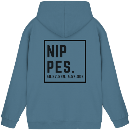 Nippes Koordinaten (großer Druck auf dem Rücken) - Basic Unisex Hoodie