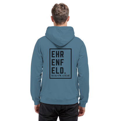 Ehrenfeld Koordinaten (großer Druck auf dem Rücken) - Basic Unisex Hoodie