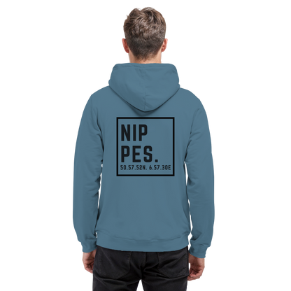 Nippes Koordinaten (großer Druck auf dem Rücken) - Basic Unisex Hoodie