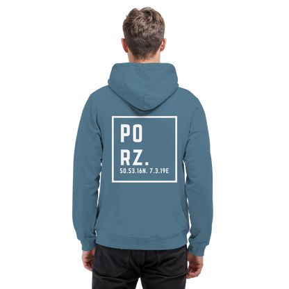 Porz Koordinaten (großer Druck Rücken) - Basic Unisex Hoodie