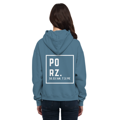 Porz Koordinaten (großer Druck Rücken) - Basic Unisex Hoodie