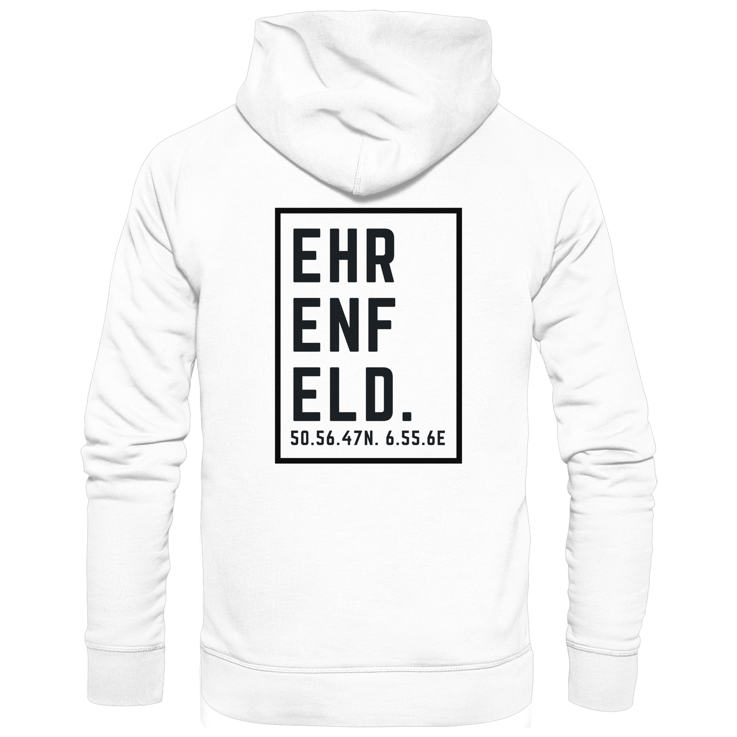 Ehrenfeld Koordinaten (großer Druck auf dem Rücken) - Basic Unisex Hoodie