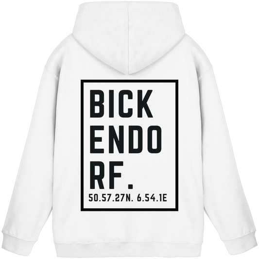 Bickendorf Koordinaten (großer Druck auf dem Rücken) - Basic Unisex Hoodie