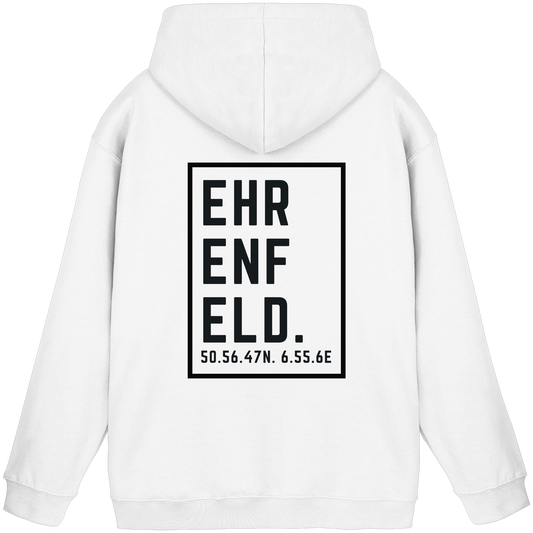 Ehrenfeld Koordinaten (großer Druck auf dem Rücken) - Basic Unisex Hoodie