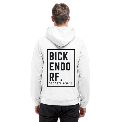 Bickendorf Koordinaten (großer Druck auf dem Rücken) - Basic Unisex Hoodie