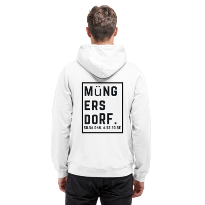 Müngersdorf Koordinaten (großer Druck auf dem Rücken) - Basic Unisex Hoodie