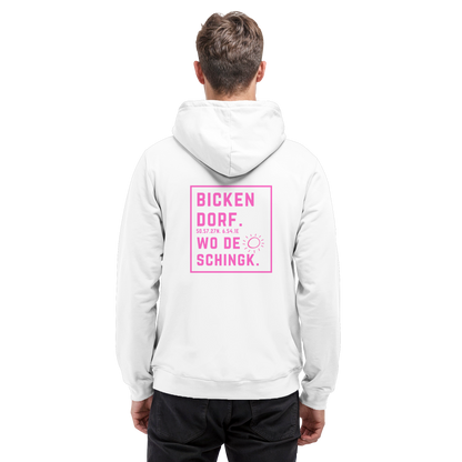 Wo de Sonn schingk - Bickendorf Druck Rücken - Basic Unisex Hoodie