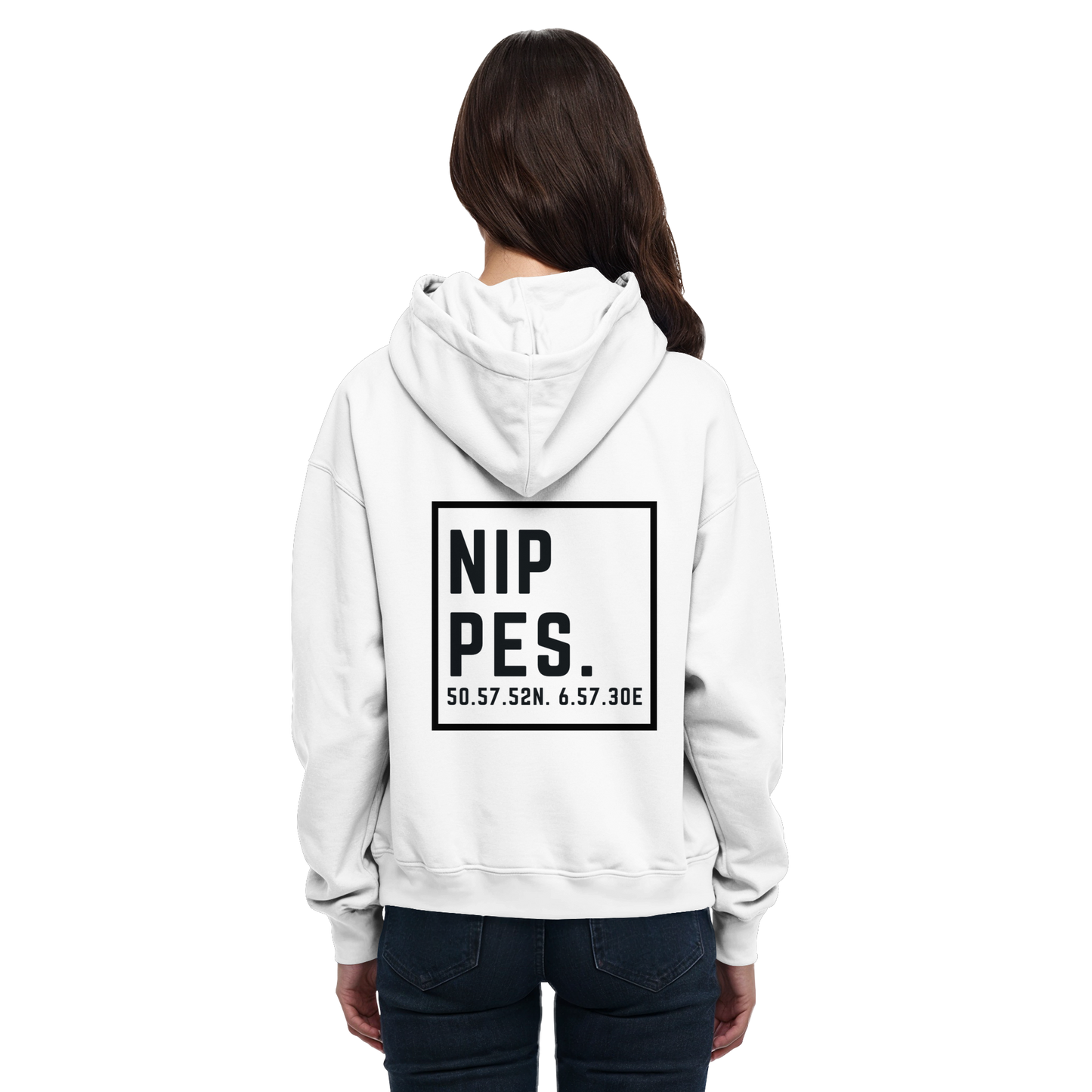 Nippes Koordinaten (großer Druck auf dem Rücken) - Basic Unisex Hoodie