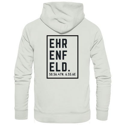 Ehrenfeld Koordinaten (großer Druck auf dem Rücken) - Basic Unisex Hoodie