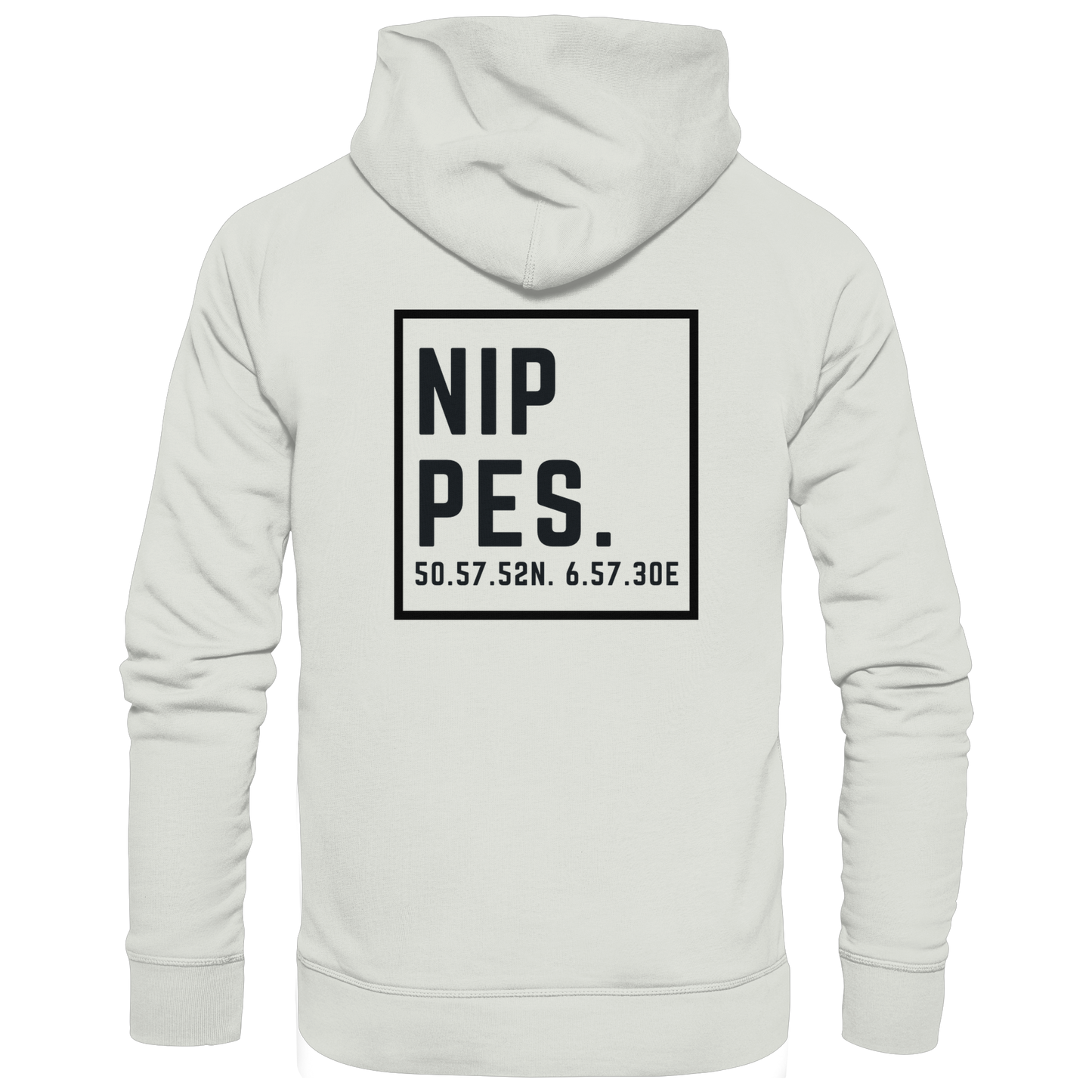Nippes Koordinaten (großer Druck auf dem Rücken) - Basic Unisex Hoodie