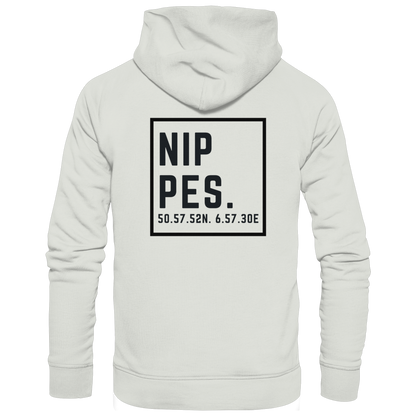Nippes Koordinaten (großer Druck auf dem Rücken) - Basic Unisex Hoodie