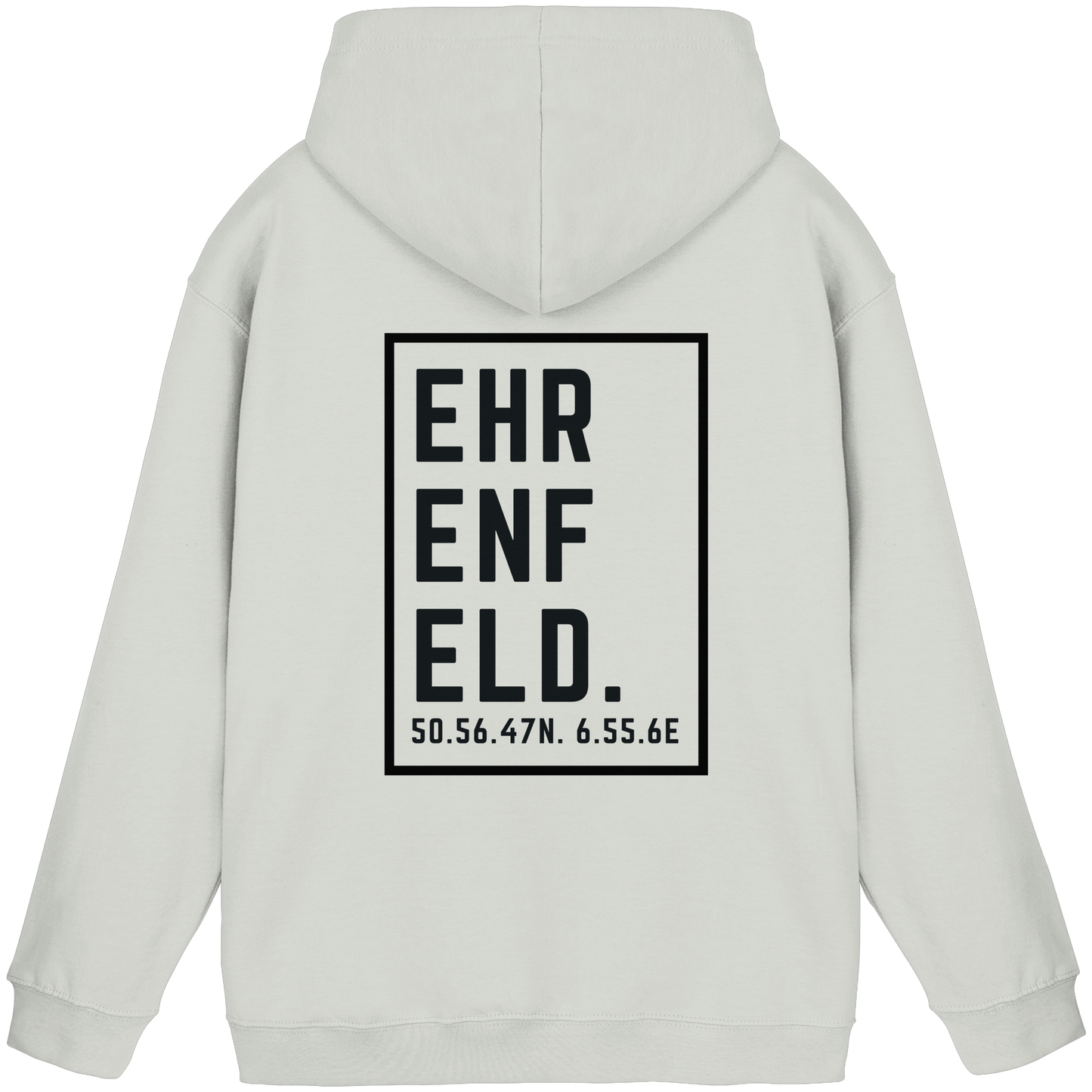 Ehrenfeld Koordinaten (großer Druck auf dem Rücken) - Basic Unisex Hoodie