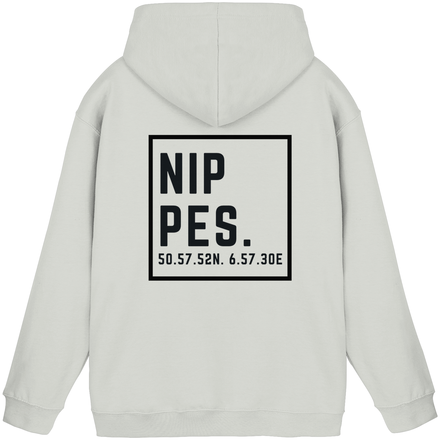 Nippes Koordinaten (großer Druck auf dem Rücken) - Basic Unisex Hoodie