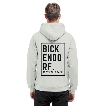 Bickendorf Koordinaten (großer Druck auf dem Rücken) - Basic Unisex Hoodie