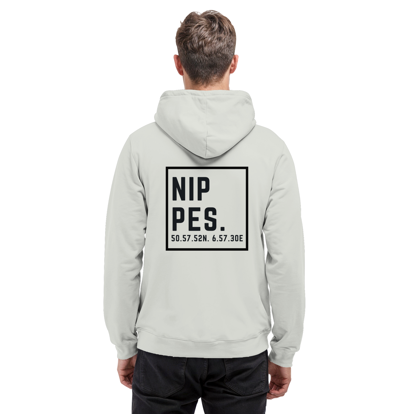 Nippes Koordinaten (großer Druck auf dem Rücken) - Basic Unisex Hoodie